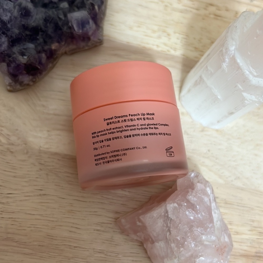 Glowiest sweet dreams lip mask PEACH - Picture 2 of 4